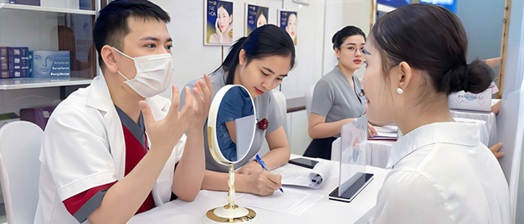 Bệnh viện Thẩm mỹ Kangnam Nguyễn Trãi tại 218 Nguyễn Trãi, P. Chợ Quán, TP.HCM