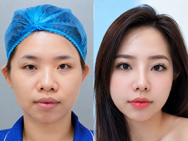 Khách hàng Thanh Hằng sửa mũi hỏng tái cấu trúc bằng sụn Surgiform tại Kangnam