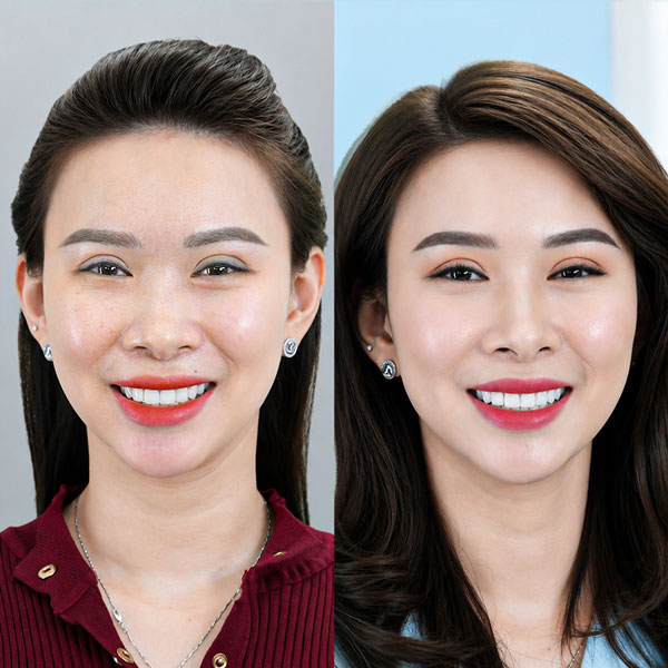 Trước và sau tiêm trẻ hóa phục hồi da đỏ tại Kangnam