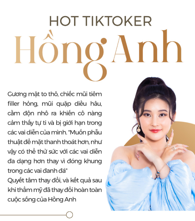 Hot tiktoker Hồng Anh quyết tâm lột xác