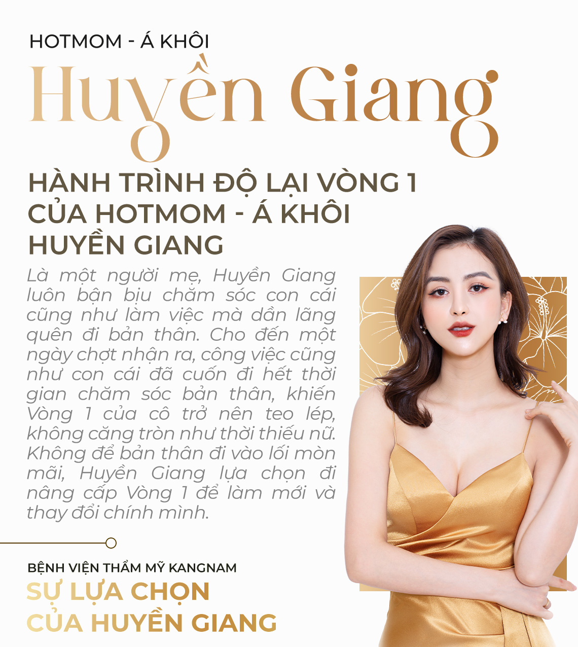 Hành trình độ lại vòng 1 của hot mom - Á khôi Huyền Giang
