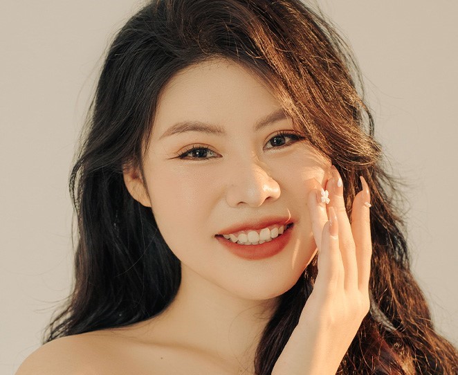 Khuyết điểm hàm hô của Lan Hương được khắc phục toàn diện