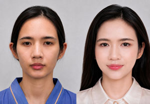 Before-After cấy mỡ