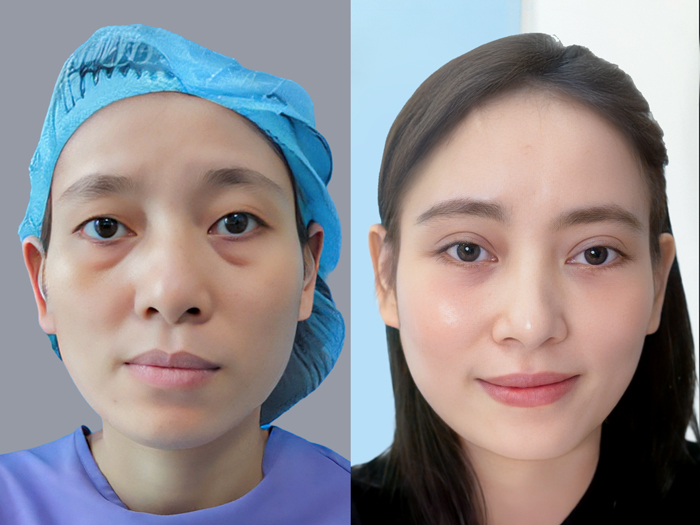 Cấy mỡ làm đầy hốc mắt sâu, mắt bị thâm giúp đôi mắt tươi trẻ hơn