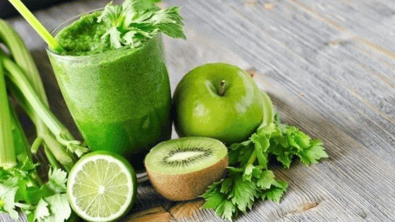 Kiwi, cần tây giúp duy trì cảm giác no lâu