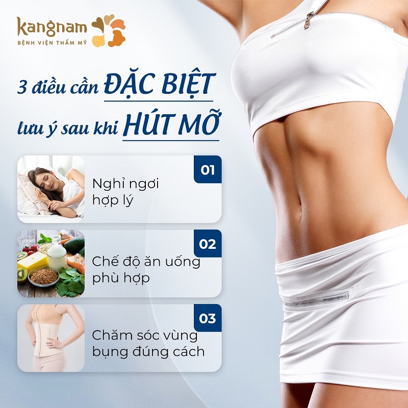 Nên nghỉ ngơi hợp lý, thực hiện chế độ ăn uống khoa học và chăm sóc vùng bụng đúng cách để vết thương nhanh hồi phục