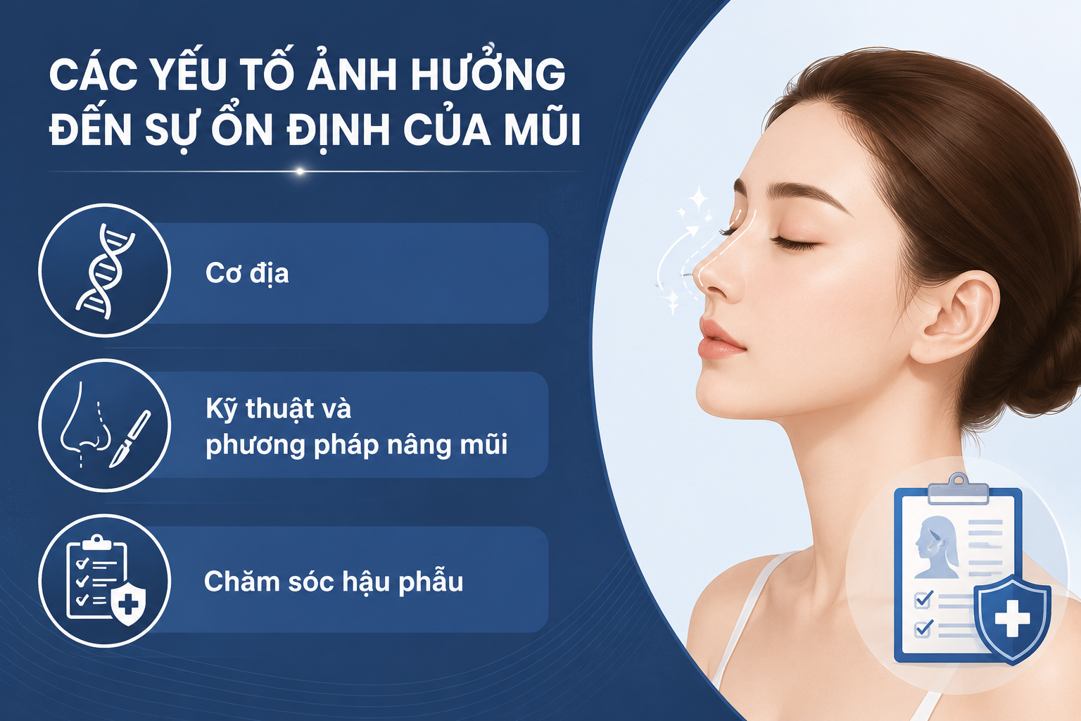 ảnh minh họa Các yếu tố ảnh hưởng đến sự ổn định của mũi