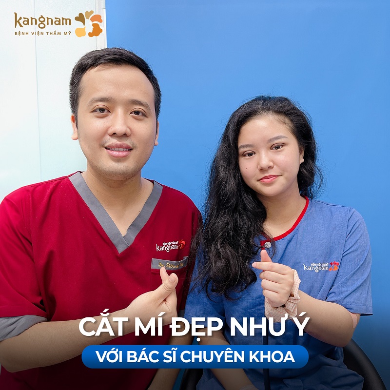 Trực tiếp bác sĩ chuyên khoa nhiều kinh nghiệm cắt mí cho khách hàng