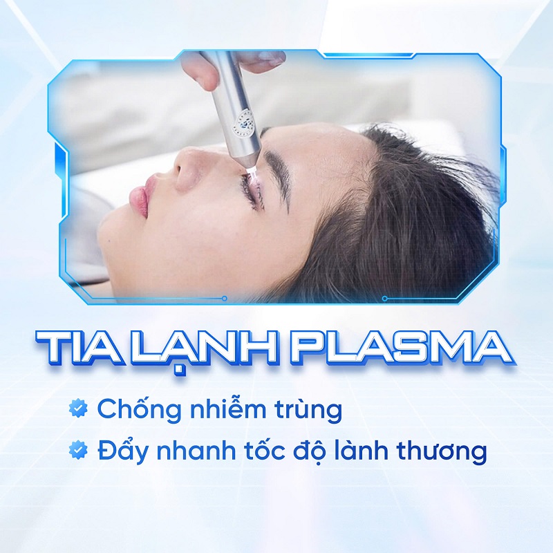 Chiếu tia plasma lạnh để làm dịu vết thương