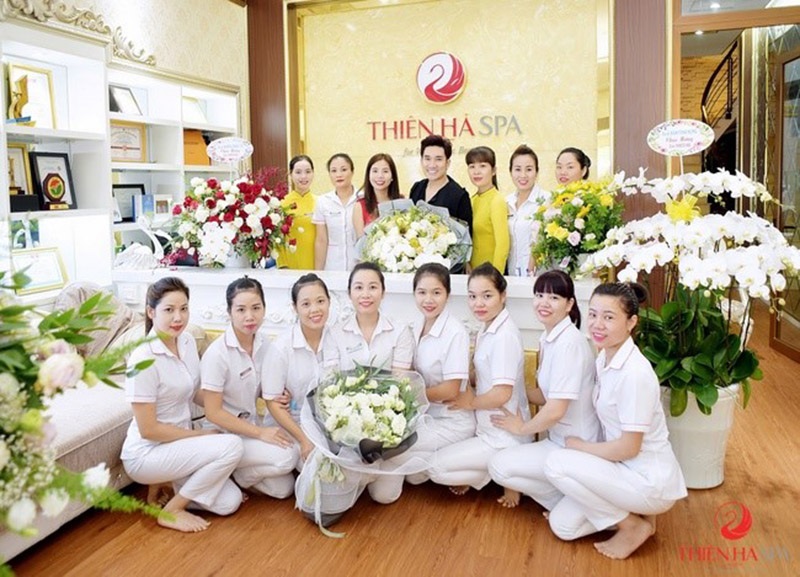 Thẩm mỹ viện Thiên Hà Spa giúp khách hàng thay đổi sắc tố da