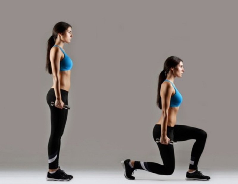 Bài tập Lunge giúp tác động vào cơ mông