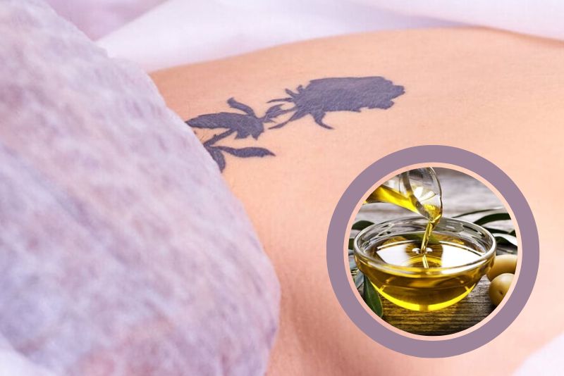 Dầu ô liu có khả năng tẩy nhẹ và phá vỡ các phân tử mực