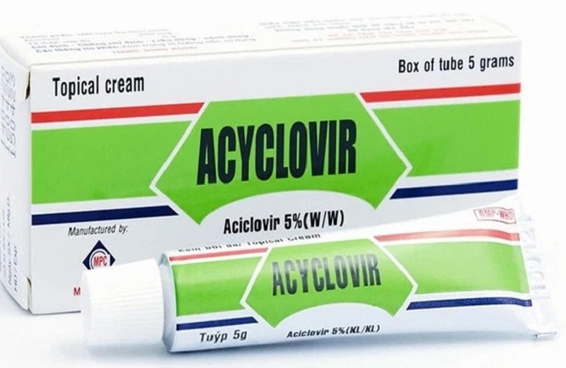 Thuốc trị mụn nước sau phun môi được các bác sĩ chỉ định