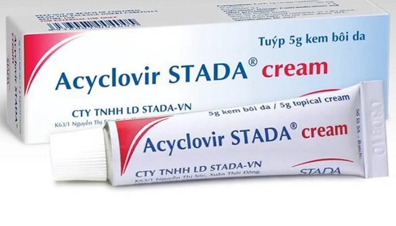 Các loại thuốc Acyclovir được dùng để trị mụn nước