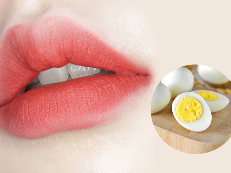 Chị em nên tránh ăn trứng sau khi phun môi