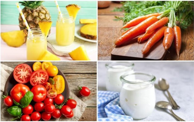 Phun môi nên bổ sung những thực phẩm giàu vitamin và khoáng chất