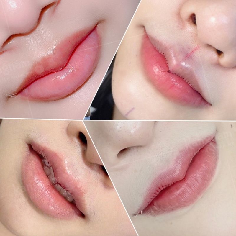 Cắt môi trái tim đẹp tự nhiên
