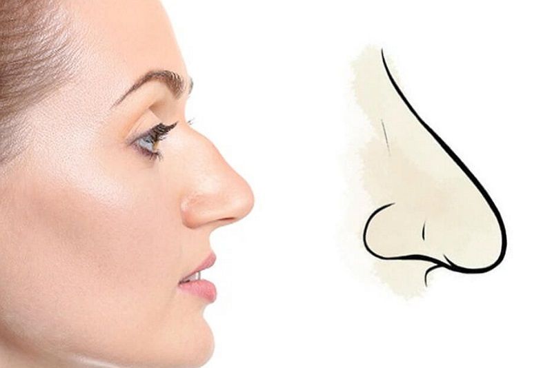 Dáng mũi mỏ quạ tạo cảm giác sắc sảo