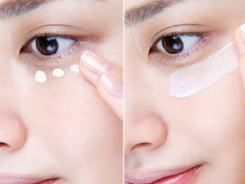 Thoa dưỡng mắt chuyên dụng hoặc lựa chọn các thành phần từ thiên nhiên để đắp mắt