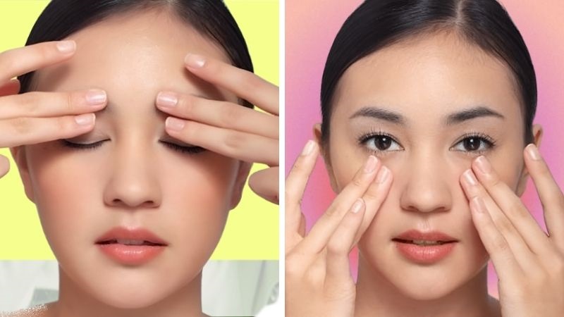 Luyện tập massage cho mí mắt đều đặn