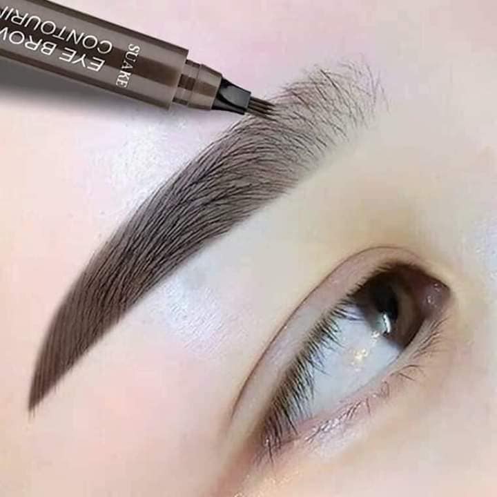 Phun mày hiệu ứng bút chì tạo dáng mày sắc nét