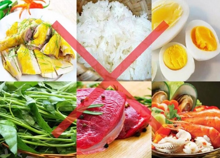Nên tránh các thực phẩm gây sưng viêm vết thương