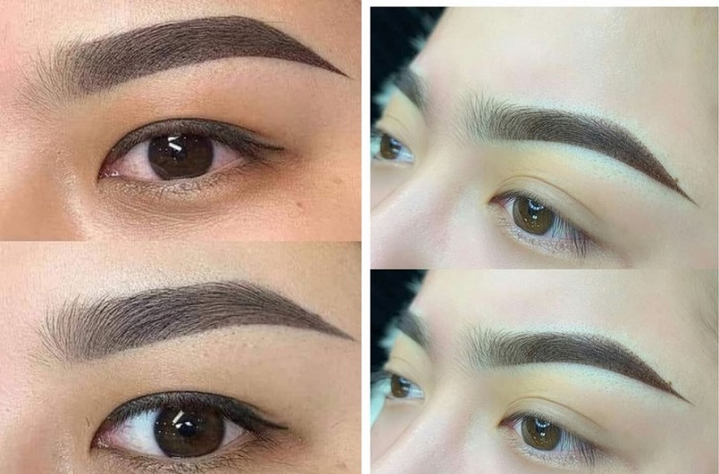 Chi phí phun xăm chân mày khá đa dạng