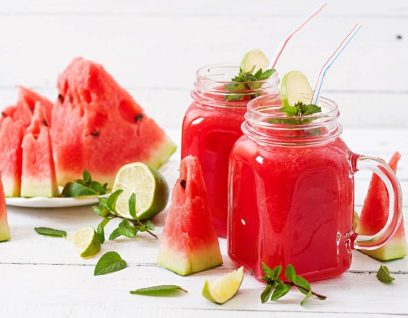 Dưa hấu chữa hàm lượng vitamin A và nước cao