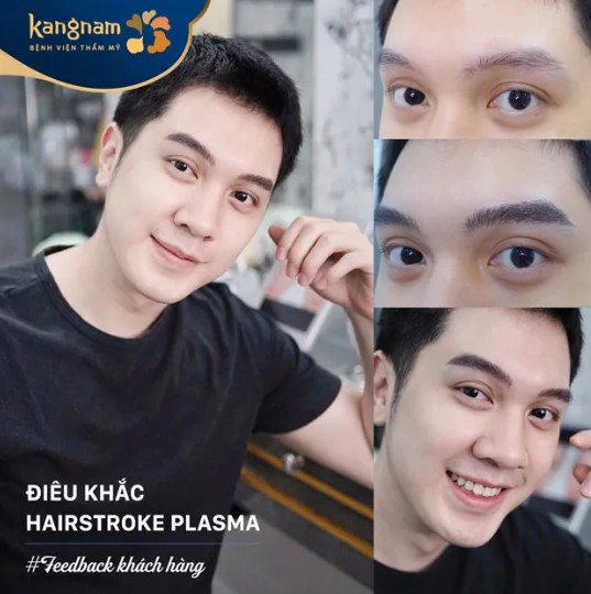 Công nghệ Điêu khắc Hair stroke Plasma hiện đại, tạo dáng mày đẹp và sắc nét