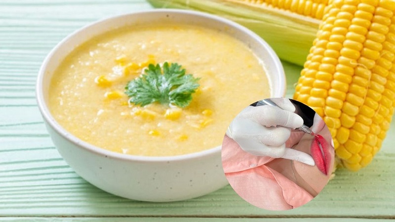 Có thể ăn bắp sau khi phun môi vì bắp chứa nhiều dưỡng chất
