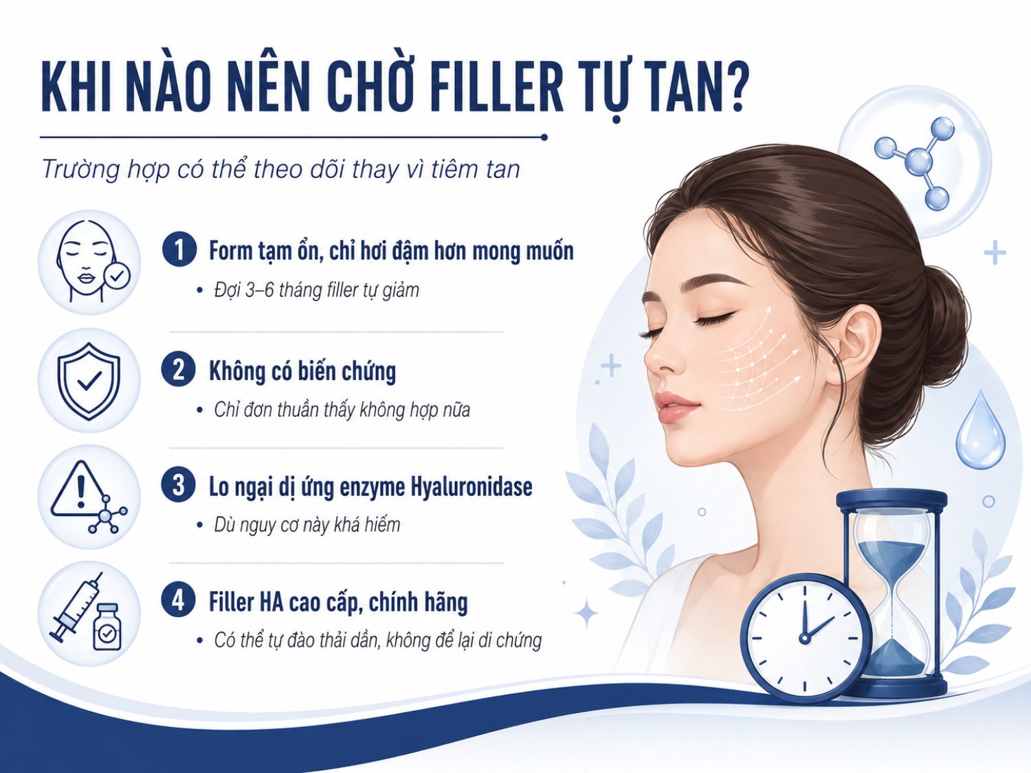 Cần theo dõi vùng tiêm filler và sử dụng các sản phẩm chính hãng để đảm bảo an toàn