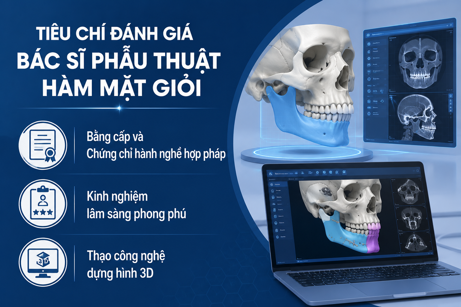 ảnh mô tả Tiêu chí đánh giá bác sĩ phẫu thuật hàm mặt giỏi TPHCM