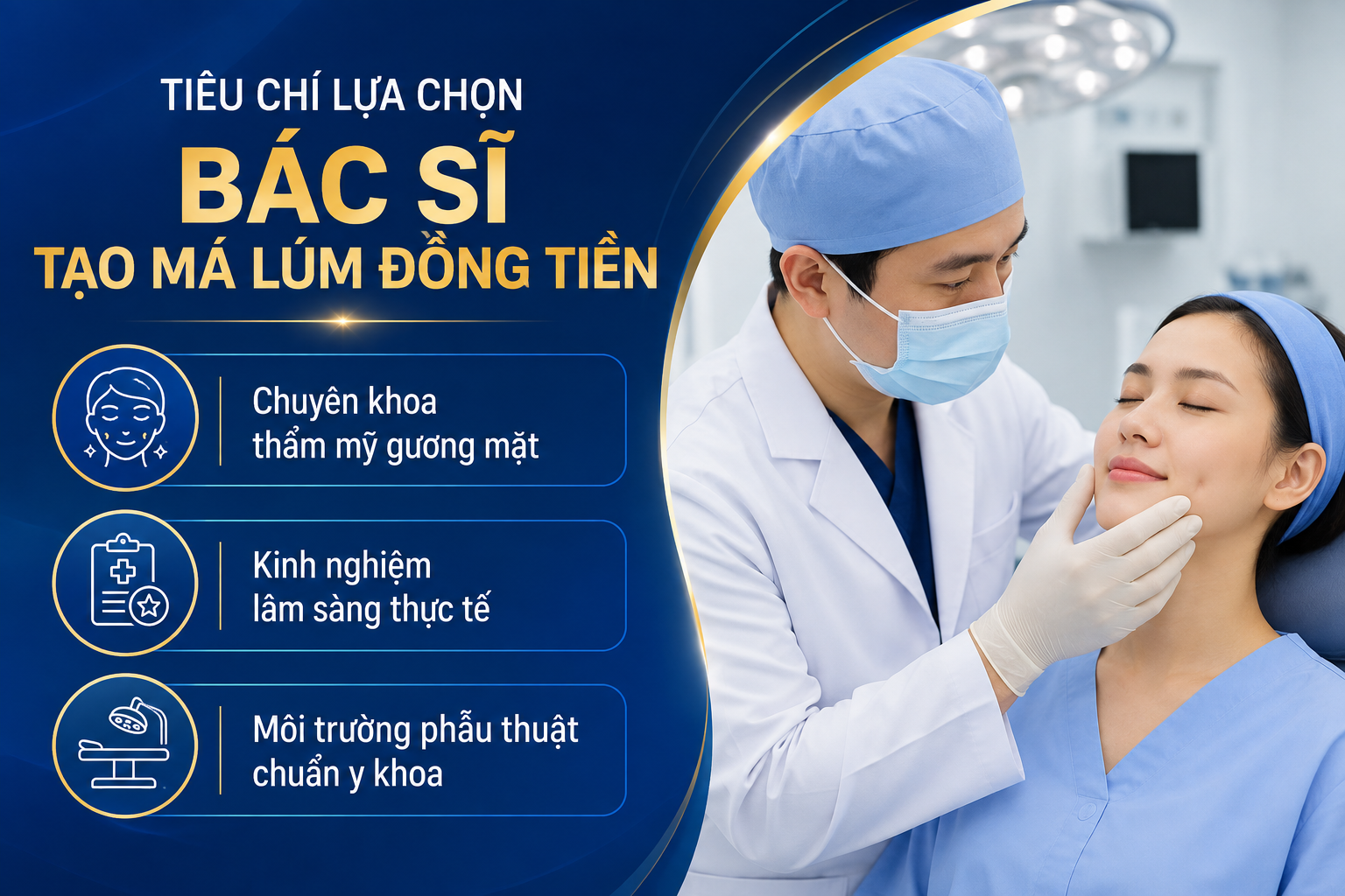 ảnh mô tả Tiêu chí xác định bác sĩ tạo má lúm đồng tiền giỏi tại TPHCM
