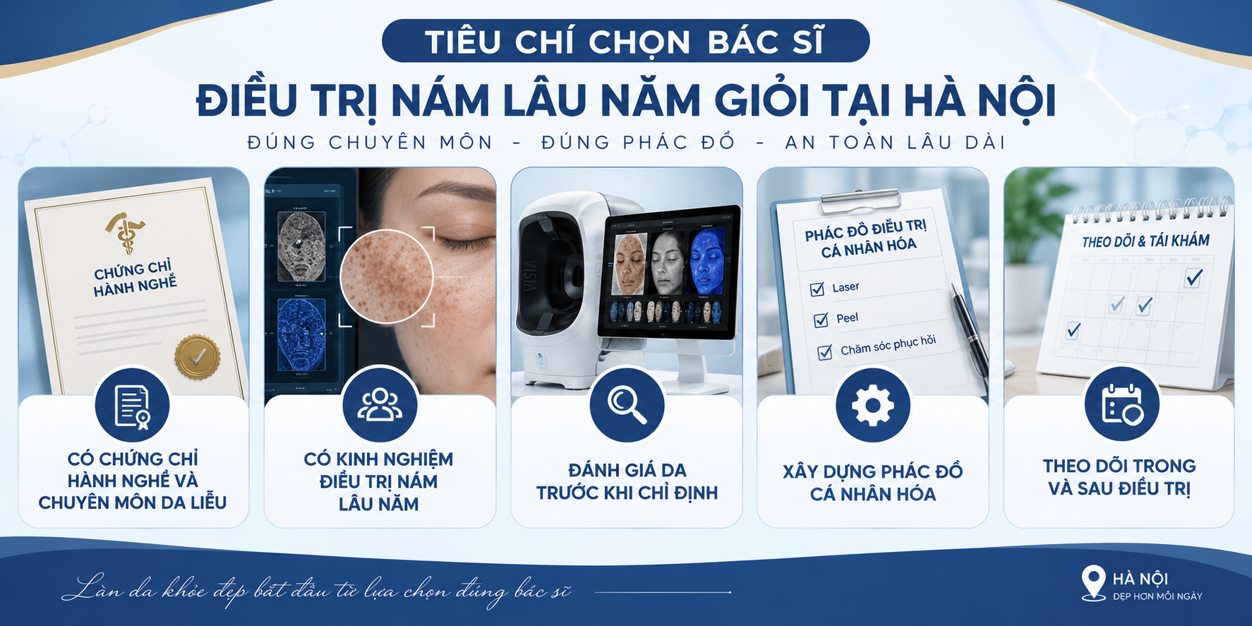 Các tiêu chí chọn bác sĩ trị nám uy tín