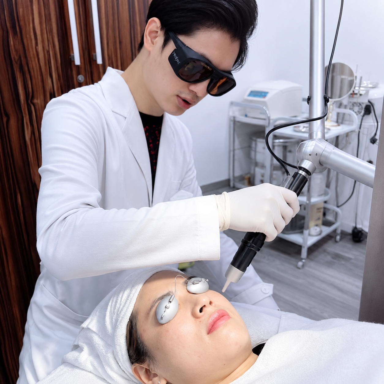 Laaser tùy thuộc vào tình trạng sắc tố da của mỗi người