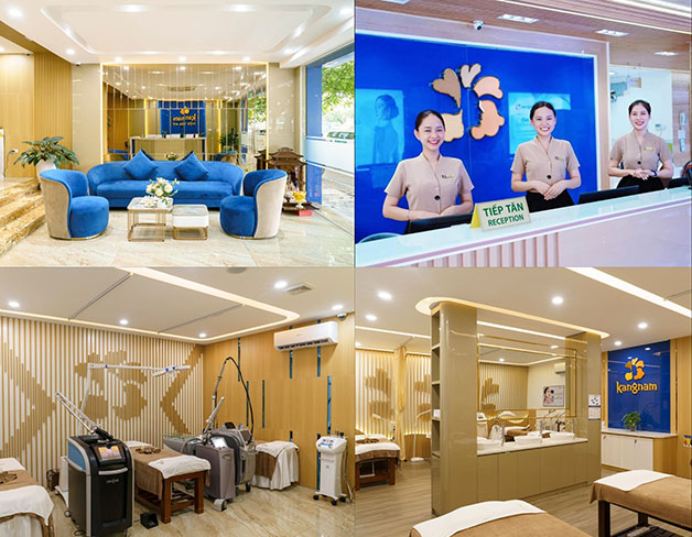 Hệ thống thẩm mỹ Kangnam có cơ sở khang trang, bác sĩ da liễu có chuyên môn và chứng chỉ hành nghề hợp pháp
