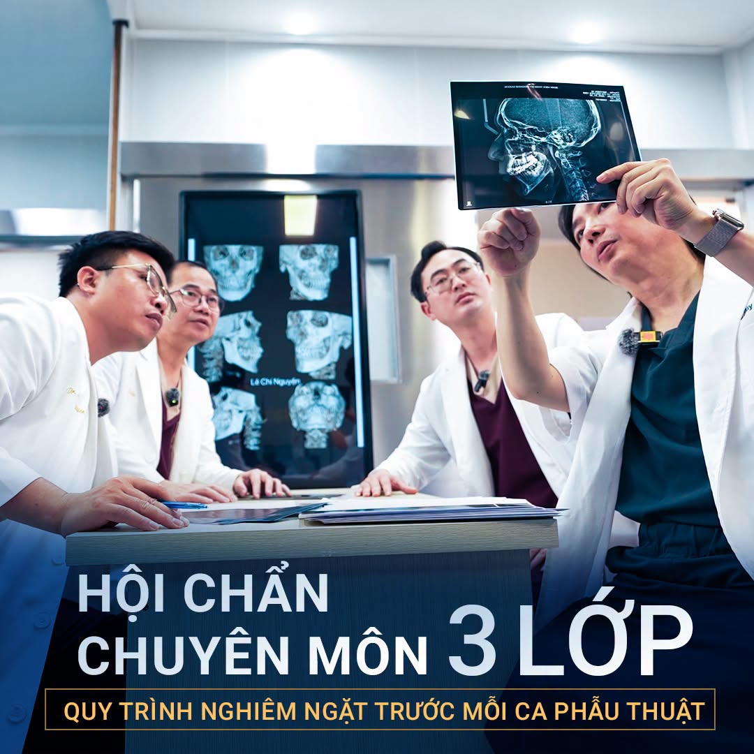 đội ngũ bác sĩ hội chẩn trước nâng mũi đối với ca mũi khó của khách hàng