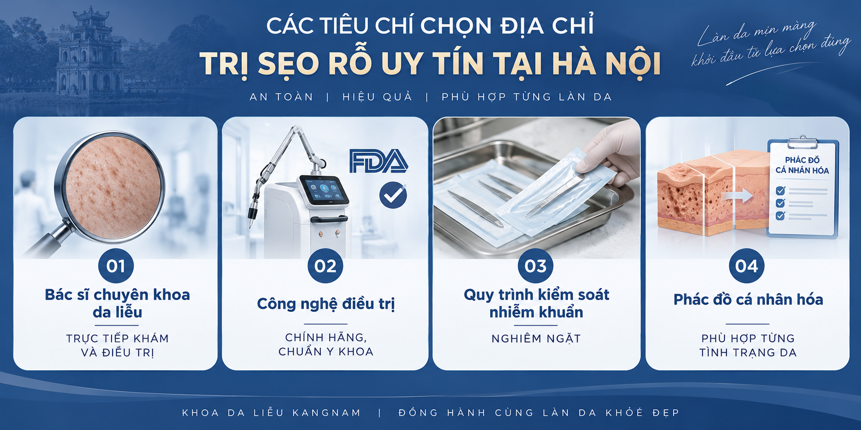 ảnh mô tả Các tiêu chí chọn địa chỉ trị sẹo rỗ uy tín tại Hà Nội