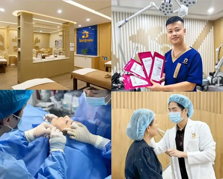 Bệnh viện Thẩm mỹ Kangnam có đội ngũ bác sĩ giỏi chuyên môn, ứng dụng căng chỉ collagen chất lượng