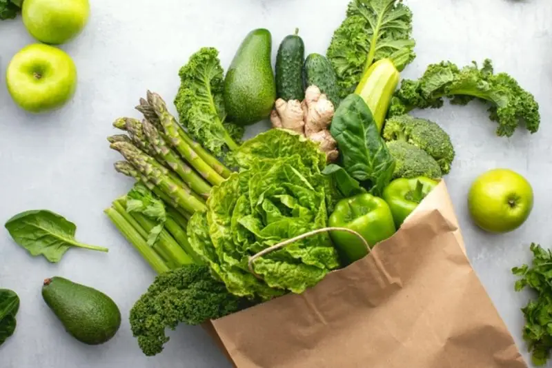 Bổ sung rau xanh vào thực đơn hàng ngày