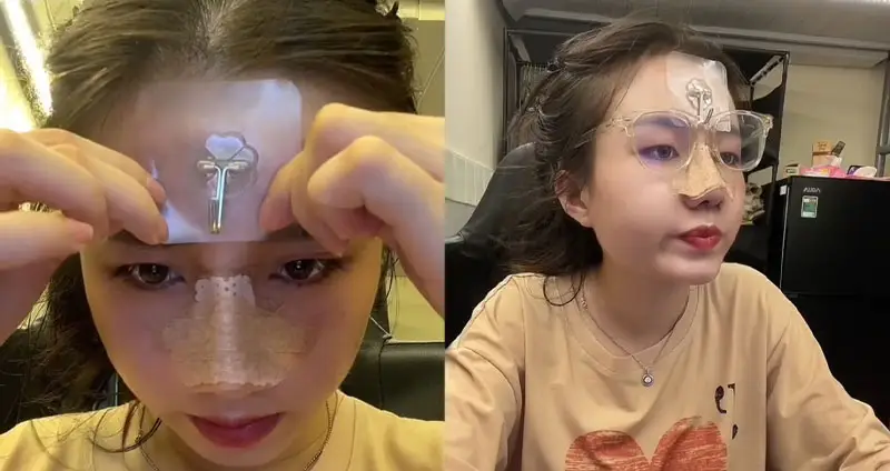 Tránh đeo kính và phụ kiện trên mũi