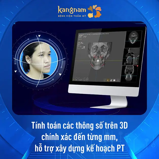 Tính toán thông số trên màn hình 3D hiện đại