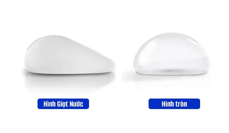 Túi ngực có nhiều hình dáng khác nhau