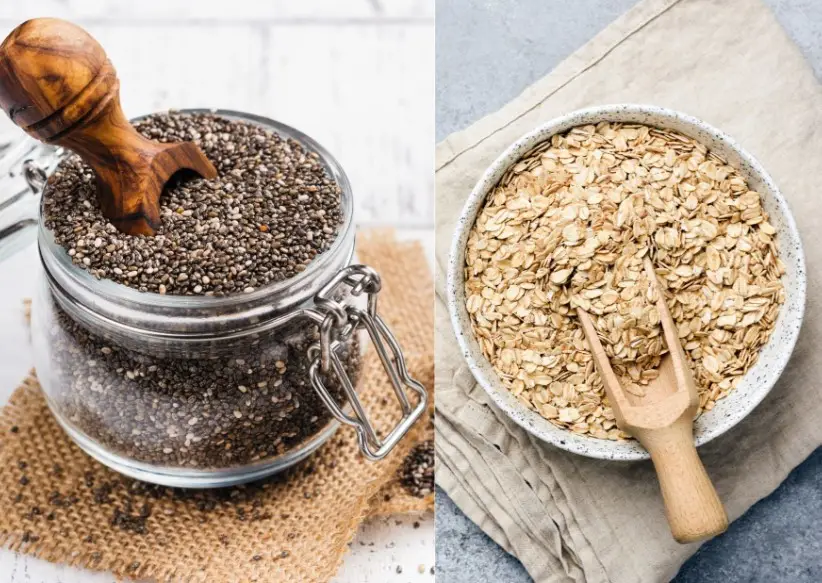 Cháo yến mạch hạt chia giúp quá trình nâng mũi nhanh lành