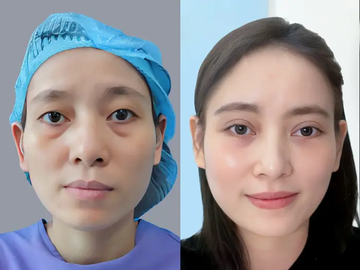 Cấy mỡ làm đầy hốc mắt sâu, mắt bị thâm giúp đôi mắt tươi trẻ hơn