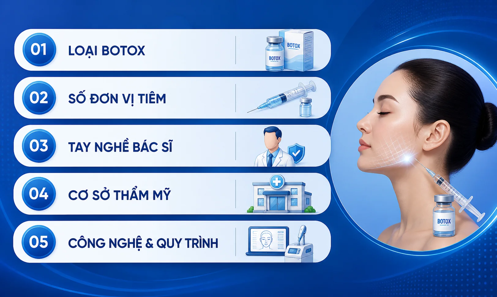 ảnh mô tả Yếu tố quyết định giá tiêm botox gọn hàm