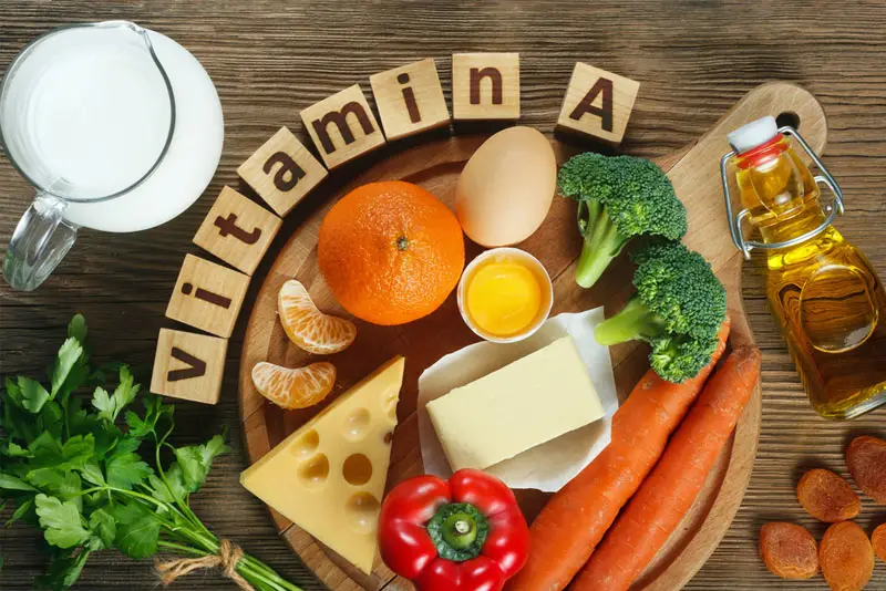 Bổ sung thực phẩm giàu vitamin A