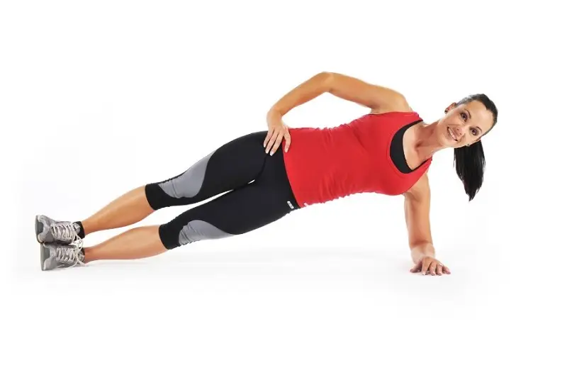 Động tác plank nghiêng hỗ trợ giảm mỡ bụng hiệu quả