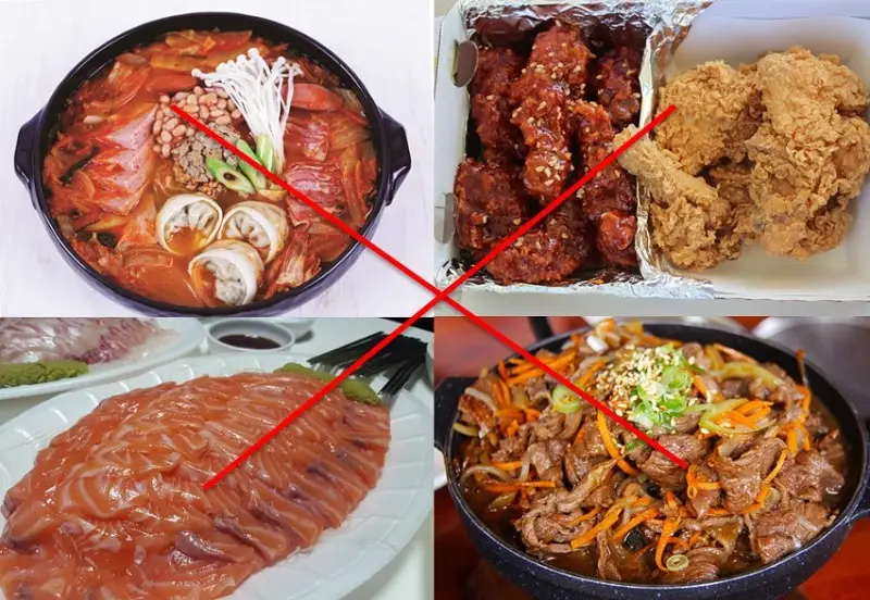 Nên kiêng những thực phẩm tăng nguy cơ gây kích ứng vết thương sau cắt mí