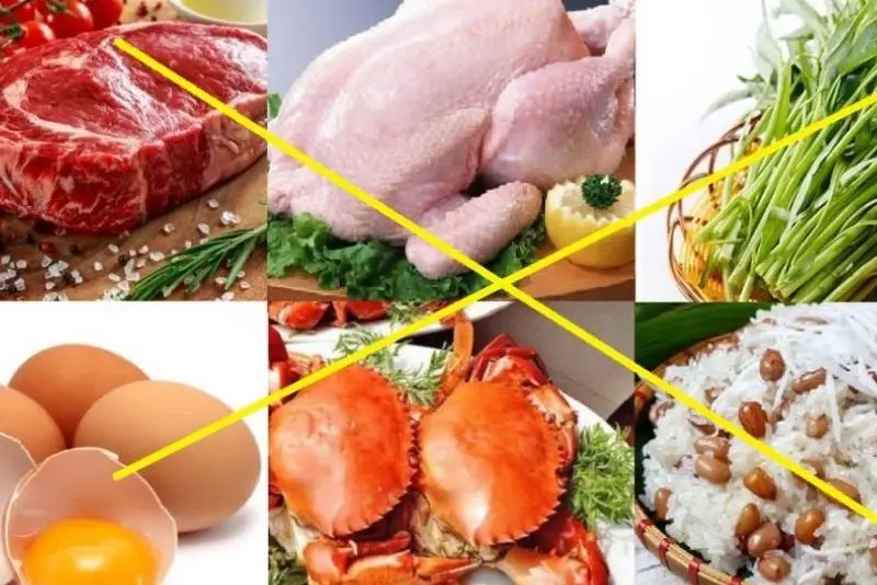 Kiêng hải sản, rau muống, thịt gà, đồ nếp... sau tiêm filler